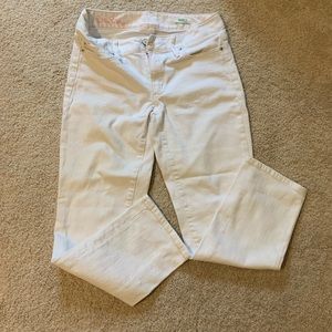 Lilly Pulitzer white Babe Capri Jean